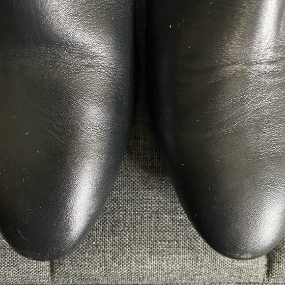 Paul Green Black Leather Chelsea Style Office Casual Ankle Heel Boots-Sz-5 1/2 - Picture 12 of 16